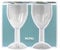 Mepal Weißweinglas Set 2-teilig, 200 ml, Weingläser aus Kunststoff, Outdoor-Gläser für Camping und Unterwegs, Leicht & Transparent