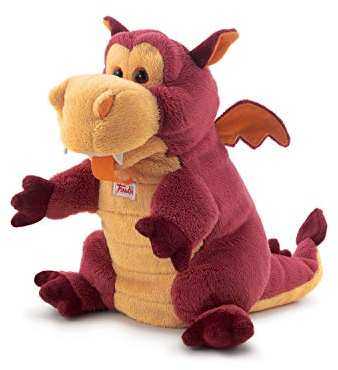 Trudi 29968 - Handpuppe Drache, 25 cm
