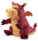 Trudi 29968 - Handpuppe Drache, 25 cm