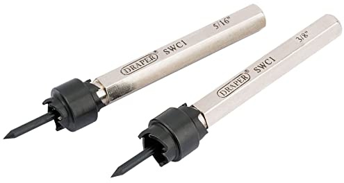 Draper 57624 Spot Weld Cutter Set, 3/8 and 5/16, 2 Pieces , Blue