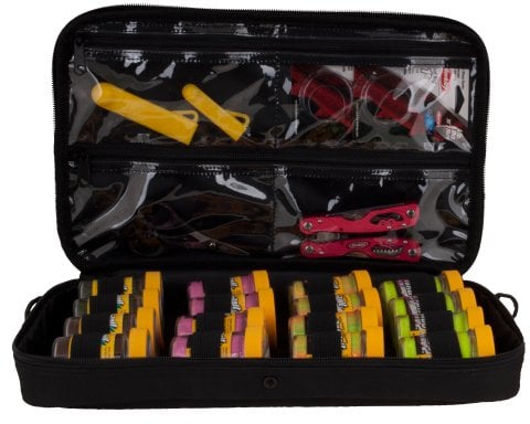Berkley Unisex-Erwachsene BAJBF1490 Hängeschild-Ködermappe – 16 Gläser schwarz, Multi, Jars