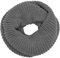 Caspar SC403 Vintage Grob Strick Loop Schal, Größe:One Size, Farbe:grau meliert