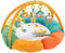 Fehn 3-D-Activity-Nest Spielbogen Eule – Baby Krabbeldecke rund mit 5 abnehmbaren Spielzeugen zum Greifen – Spieldecke für Babys und Kinder ab 0+ Monaten – Krabbelmatte als Geschenk zur Geburt