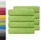 NatureMark 8er Spar-Pack Frottier Handtücher, Handtuch-Set, 50 x 100 cm, Apfel grün, 100% Baumwolle