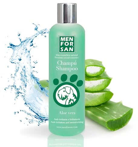 Shampoing pour animaux de compagnie Menforsan Chien Aloe Vera (1000 ml)