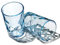 Pasabahce Lot de 6 verres à eau et à jus bleu turquoise 208 ml