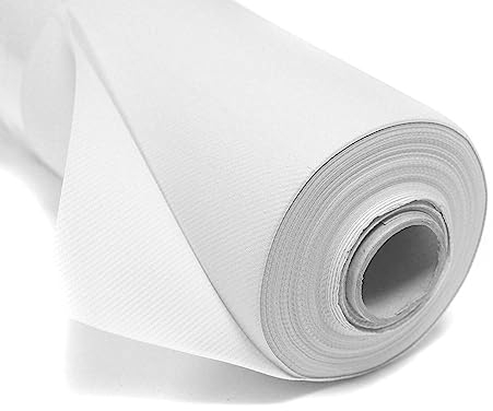 Fêter et recevoir Nappe INTISSÉE Blanche 25 M X 1,2 M