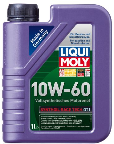 LIQUI MOLY Synthoil Race Tech GT1 10W-60 | 1 L | vollsynthetisches Motoröl | Art.-Nr.: 1390