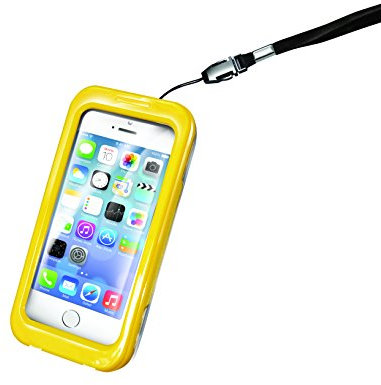 Celly WPCIPH03 wasserdichte Schutzhülle für Apple iPhone 5S gelb
