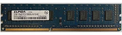 ELPIDA EBJ20UF8BCF0-DJ-F DDR3 PC3-10600U 1333MHz CL9 - 2 GB RAM