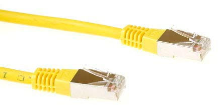 ACT CAT5E F/UTP LSZH Yellow 10.00M
