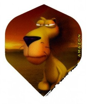 good-darts Amazon Strong 3D Comic Motive Dart Flights Loewe