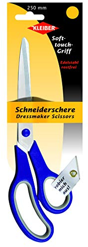 921-37 Kleiber Soft-touch dressmaker scissors blue 250mm