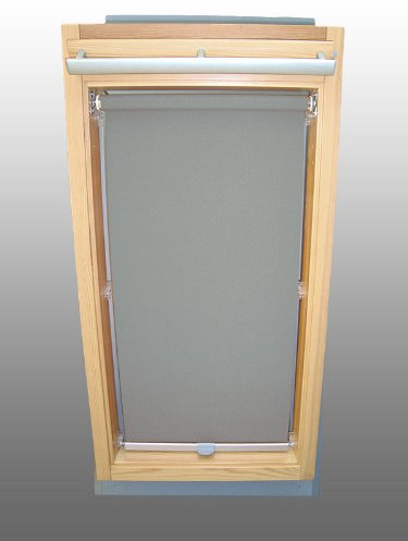 Abdunkelungsrollo Rollo für Velux DKL/DKU/RHL/RHU-EP GGU,GPU,GHU,GTU 606 grau