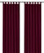 heimtexland ® Schlaufenschal Kräuselband Uni Bordeaux-Rot HxB 245x140 Blickdicht Lichtdurchlässig Vorhang ÖKOTEX Typ117