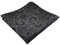 TigerTie Designer Einstecktuch in anthrazit schwarz gemustert