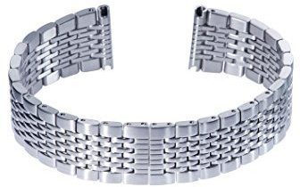 slow - Silber Metallarmband - 20mm Breite