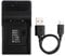Norifon USB Charger for Olympus D-720, FE-230, FE-340, FE-280, FE-20, Stylus 710, 790SW, 770SW, 7010, 760, 720SW, VR-320, VR-310, X-935, X-905 Camera and More - 4.2V Output