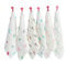 BWINKA Paquet de 12 serviettes de bain en mousseline de bambou avec crochet, 12 x12 lingettes réutilisables, serviettes de toilette pour le cadeau de douche
