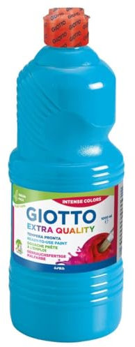 Tempera pronta Giotto, ciano, 1000ml
