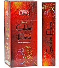 Balaji Golden Flora/Joss/Agarbatti Varillas de incienso (12 unidades x 15 varillas de incienso)