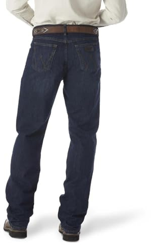 Wrangler Men's 20X 01 Competition Relaxed Fit Jean, Deep Blue, 30W x 38L