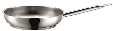 Mäser, Serie Professional, Bratpfanne 24 cm, Pfanne aus hochwertigem Edelstahl 18/10, Induktion