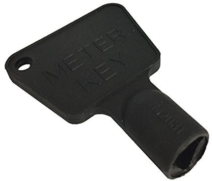 Meter Box Key - Black Plastic 12 Pc/S