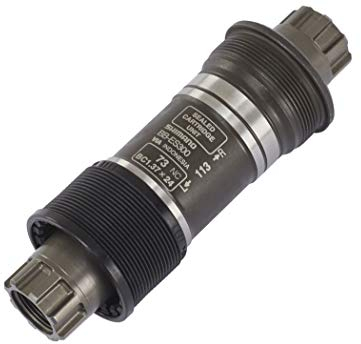 Shimano Unisex – Erwachsene Acera BBES300 Innenlager, schwarz, 121 mm