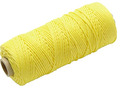 Faithfull - Matassa di filo in nylon intrecciato, 105 m, colore: Giallo