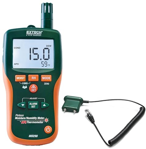 Extech MO290 Psychromètre D'Humidité Sans Contact Avec Thermomètre Infrarouge