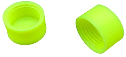 eXODA 2x LPG Tankdeckel M16 Kunststoff Neon Staubschutz