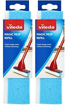 Vileda Limpiaparabrisas Magic Mop 3 Action, azul, paquete de 2