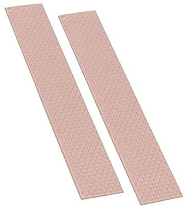 Thermal Grizzly - Minus Pad 8 (120x20x0,5mm / 2 pièces) - Chauffage Autocollant conducteur et refroidissant - Elastique et Adaptable, Thermopad Silicone CPU/GPU/PS4/PS5/Xbox