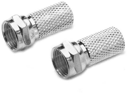 10 x F-Stecker 7,2 mm wasserdicht mit einem Gummiring (Gummidichtung)