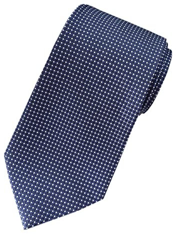 Towergem Extra lange Blau Krawatte XL 160 cm lange Geschäftsanzug Herren Krawatte