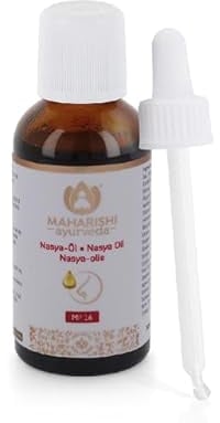 Maharishi Ayurveda Nasya-Öl, 50 ml, Ayurvedisches Nasenöl, Hilft bei trockener Nase, Schutz für die Nasenschleimhaut, Frei von Farbstoffen, Aromen & künstlichen Zusatzstoffen | 1er Pack