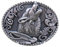 Piratenladen Buckle Heulender Wolf, Wolf, Western - Gürtelschnalle