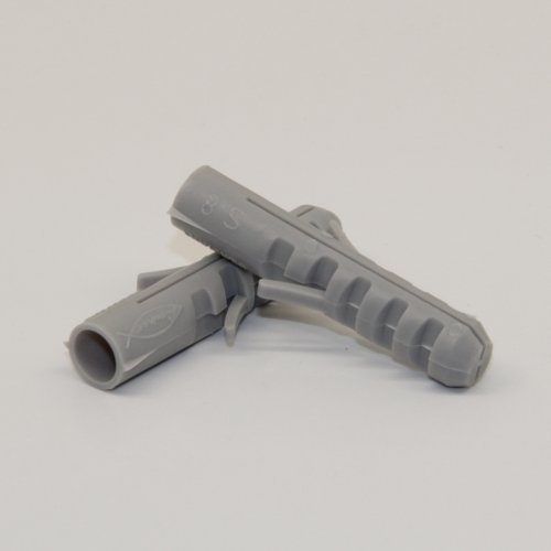 10 Stück Fischerdübel S 8 aus Nylon (Ø = 8mm) mit 2-fach Spreizung