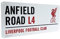 Liverpool FC Street Sign / Metall-Straßenschild