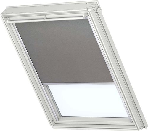 VELUX Verdunkelungsrollo GGL & GPL Fenstergröße U10 Uni Stoff Uni Grau - 0705S