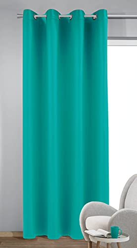 Albani Deko-Ösenschal DimOut/Mia Petrol / 245x140 cm, Polyester, HM69254500