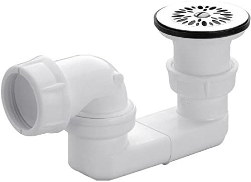 Nicoll - Bonde PVC orientable avec Grille pour Receveur D.50-0205003 - SAS570