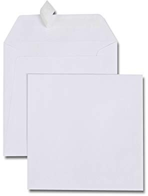 Boîte de 500 enveloppes carrées blanches 170 x 170 mm 120 g auto-adhesives GPV 4748