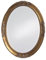 Howard Elliott Queen Ann Wandspiegel, oval, antikes Blattgold, oval, abgeschrägt, zum Aufhängen, Holzrahmen, Kosmetikspiegel für Heimdekoration, Wohnzimmer, Badezimmer, Schlafzimmer oder Flur, 63 x 83