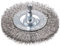 kwb Spazzola a disco, fine, filo di acciaio inox, Ø 75 mm per metallo e pietra, spazzola a filo per trapano incl. albero esagonale E6.3, per sgrassare, decalcificare, irruvidire e pulire