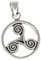 AFP Anhänger Triskel keltischer Schmuck 925 Sterling Silber AS-213