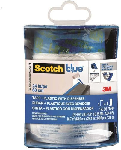 Film de masquage ScotchBlue™ 3M PTD2093EL-24-SNEW bleu (transparent) (L x l) 27.4 m x 60 cm 1 pc(s)