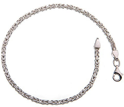 Königskette Armband - 2,2mm Breite - Länge 24cm - echt 925 Silber