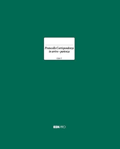 EDIPRO - E2817 - Korrespondenzprotokoll, 300 Seiten, gebundenes Einband (fest) f.to 31x24,5